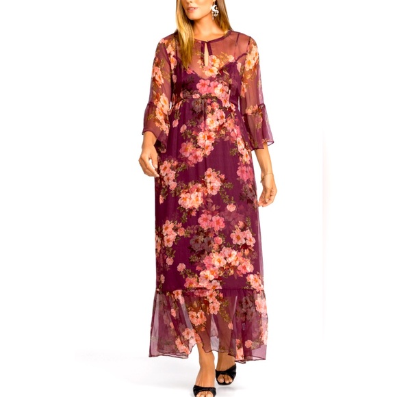 JOHNNY WAS Winona Silk Maxi Dress - Picture 3 of 15